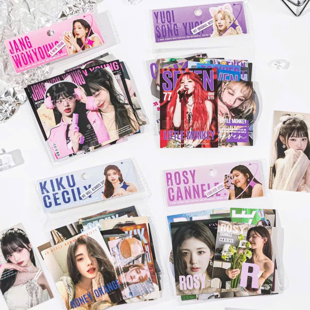 Set 25 sticker niêm phong idol Hàn Quốc nhiều kích cỡ