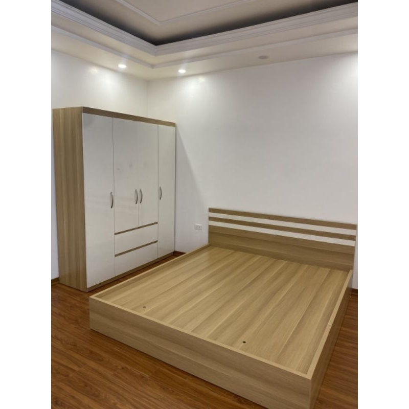 [SIÊU RẺ-ĐẸP] Combo giường m6*2m & Tủ 3cánh c200*d120*50