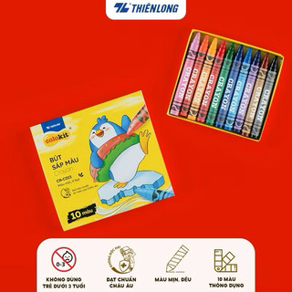 Sáp màu Thiên Long Colokit _Hộp 10/12 màu_CR-C015