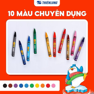 Sáp màu Thiên Long Colokit _Hộp 10/12 màu_CR-C015