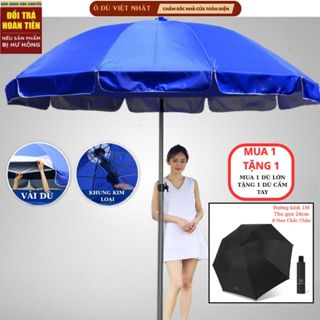 [ TẶNG 1 Ô ] Ô dù chính tâm tròn 3m 10 nan vải dù cao cấp, ô dù che nắng mưa ngoài trời ,dù bán hàng (không kèm chân đế)