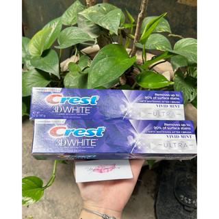 Kem đánh răng crest 3D ultra white vivid mint/ 3D pro advanced