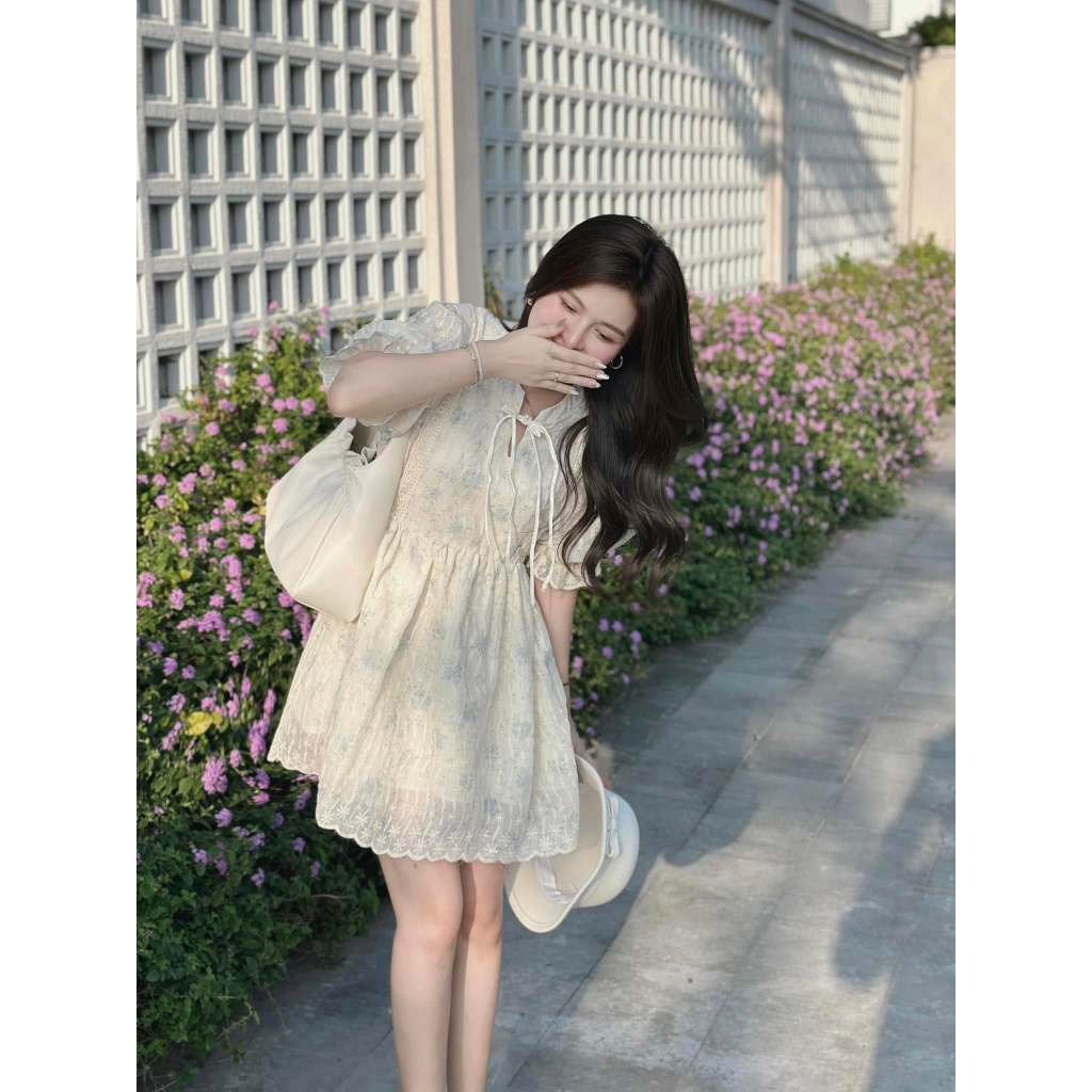Đầm babydoll ren mặc đi biển đi chơi siêu xinh Nancy Dress | BigBuy360 - bigbuy360.vn