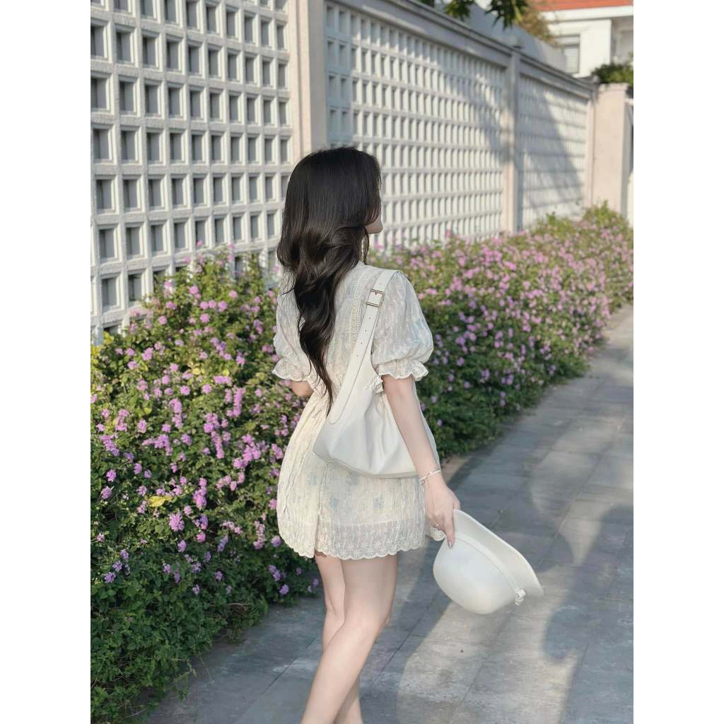Đầm babydoll ren mặc đi biển đi chơi siêu xinh Nancy Dress | BigBuy360 - bigbuy360.vn