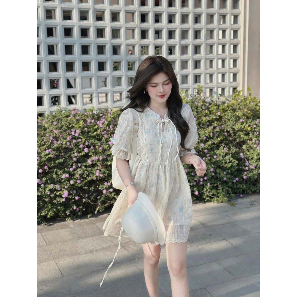Đầm babydoll ren mặc đi biển đi chơi siêu xinh Nancy Dress | BigBuy360 - bigbuy360.vn