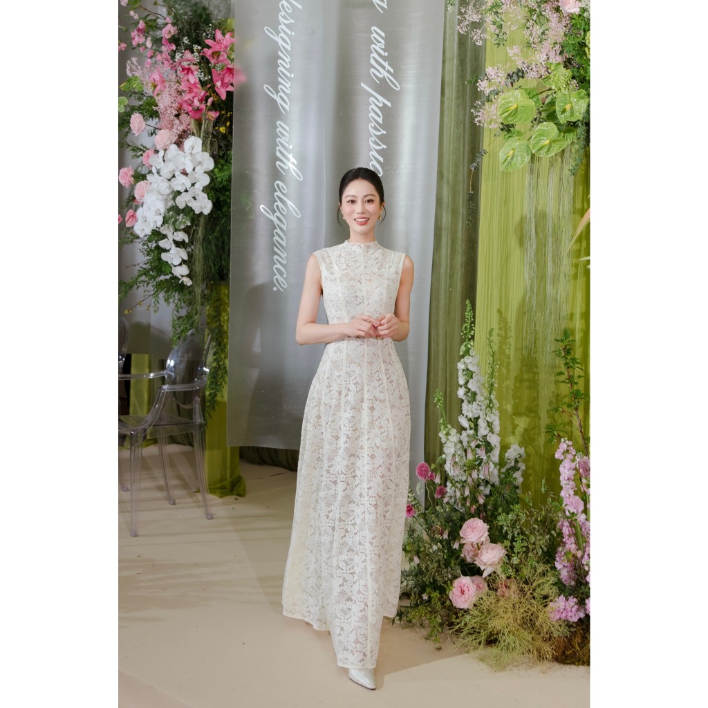 Đầm dự tiệc cao cấp dáng maxi cổ lọ sạng trọng Luna Dress | BigBuy360 - bigbuy360.vn
