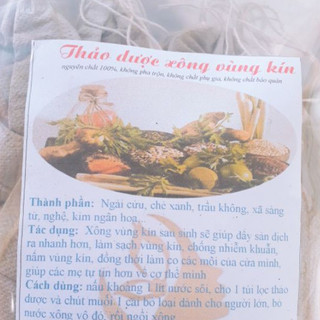 Thảo dược xông vùng kín