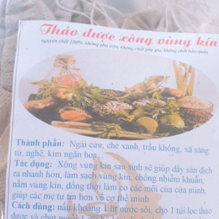 Thảo dược xông vùng kín