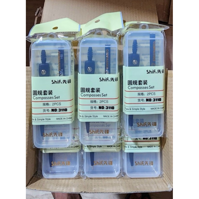 Compa kẹp chì - Compa chì chuốt nhiều màu sắc