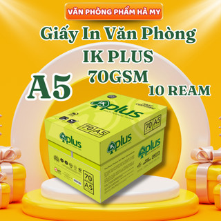 1 Ream 500 Tờ Giấy in văn phòng IK Plus 70gsm/80gsm Khổ A4