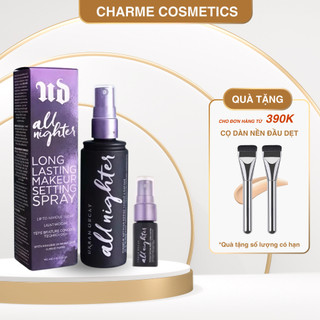  Xịt Khoá Nền URBAN DECAY All Nighter Kiềm Dầu Cố Định Lớp Makeup Hoàn Hảo Bền Lì 16H 