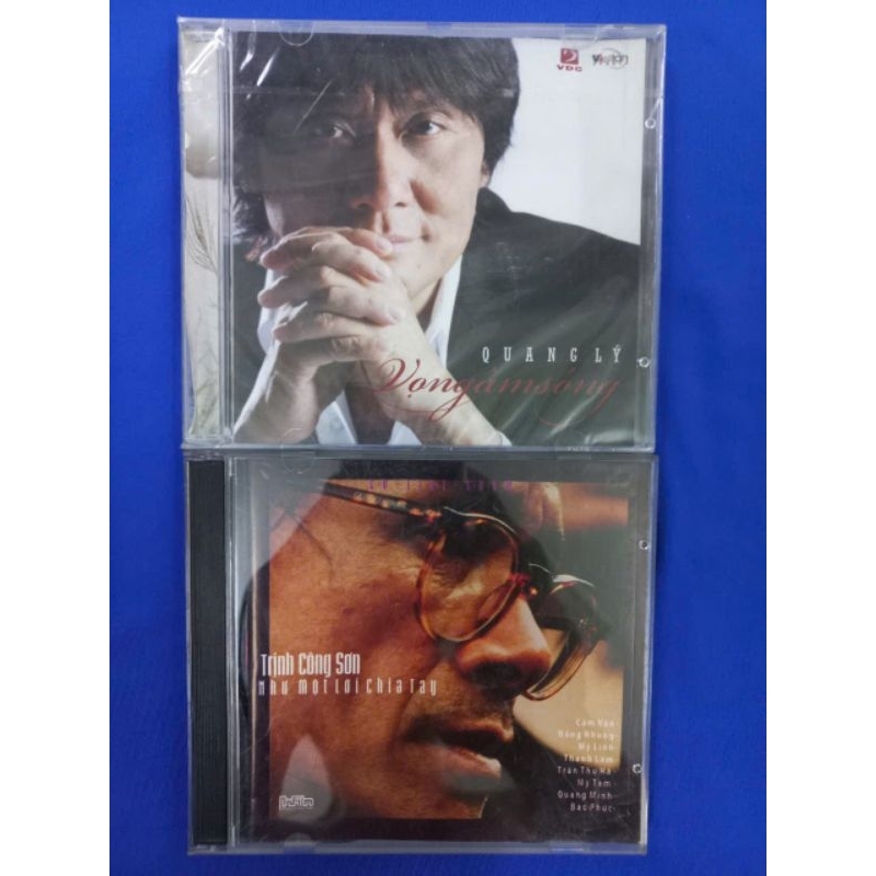 Combo 2 đĩa CD gốc nhạc Việt như hình.