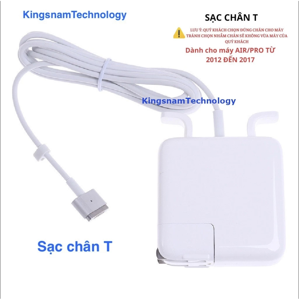 Sạc cho Laptop air pro 45w 60w 85w 2008 2009 2010 2011 2012 2013 2014 2015 2016 2017 Sạc máy tính dell chân to chân nhỏ | BigBuy360 - bigbuy360.vn