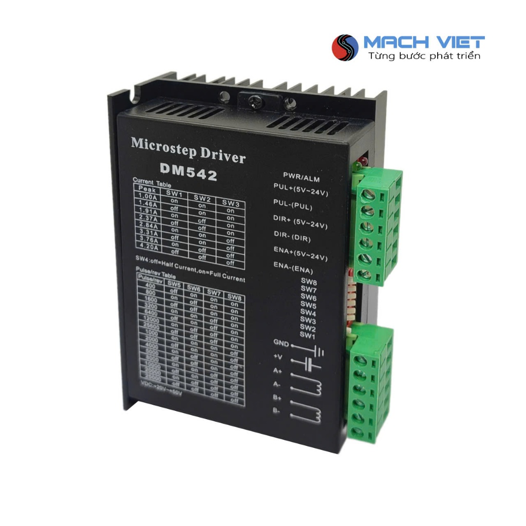 Driver DM542 điều khiển động cơ bước dùng cho động cơ bước size 42, 57 giá rẻ