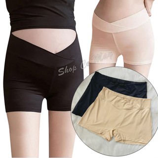 Quần mặc váy bầu cạp chéo cotton cao cấp dày đẹp