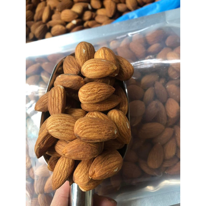 Combo 250g Hạt hạnh nhân nguyên vị. Granola hạt hạnh nhân sấy chín làm sữa hạt, hạnh nhân rang bơ