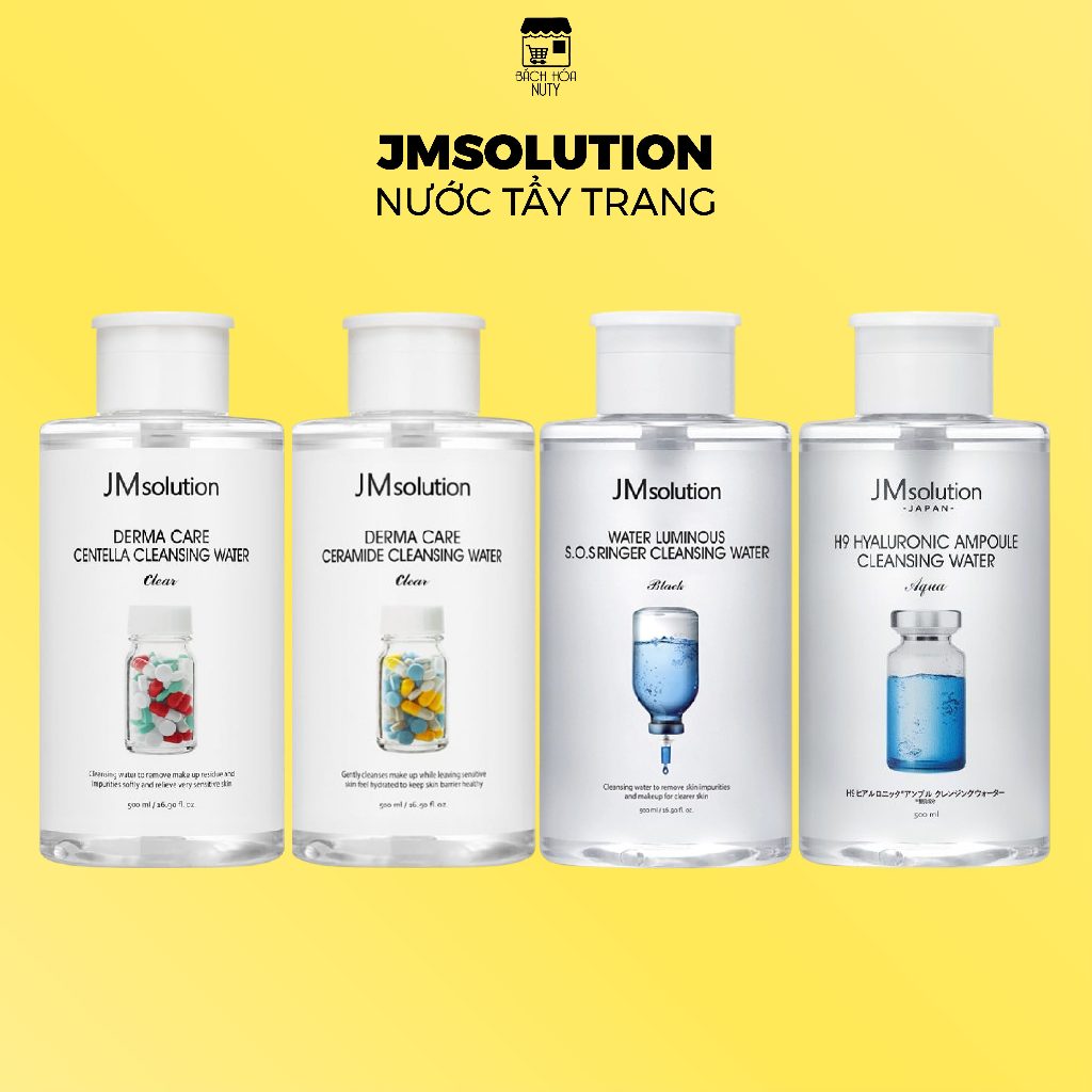 Nước Tẩy Trang JMsolution Cleansing Water (500ml, 850ml)