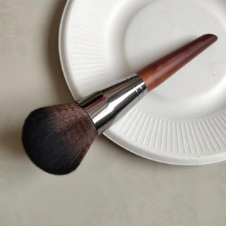 Cọ Phủ Phấn Makeup Cán Gổ Tự Nhiên Lông Sợi Tổng Hợp Cao Cấp Màu Đen