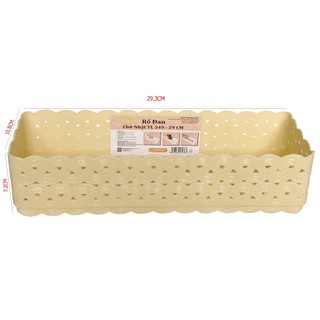 Rổ đan chữ nhật TỰ LẬP TL349 - 29cm