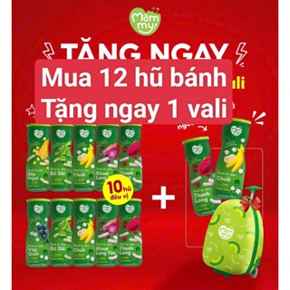   KÈM QUÀ TẶNG Bánh ăn dặm hũ Mămmy vị trái cây và rau củ giúp hỗ trợ tiêu hoá cho bé 6 tháng tuổi hũ 32-50g 
