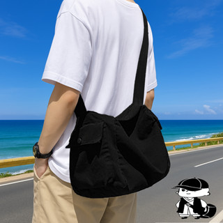 TÚI ĐEO CHÉO NAM CANVAS CỠ LỚN , DÀNH CHO HỌC SINH , SINH VIÊN , ĐI HỌC ĐI CHƠI