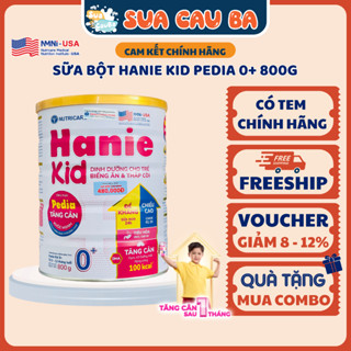 Sữa bột Nutricare Hanie Kid 0+ cho trẻ biếng ăn suy dinh dưỡng (LON 800g)