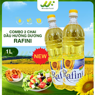 Dầu hướng dương Rafini - Combo 2 chai tiết kiệm, dầu ăn nhập khẩu nguyên chất, ép lạnh hiện đại