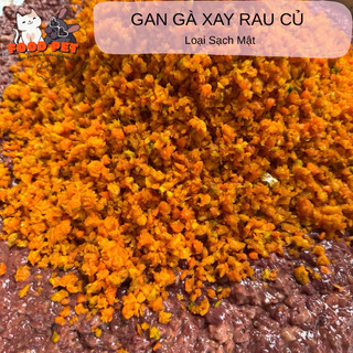  Gan Gà Tươi Xay Rau Củ Làm Pate Cho Chó Mèo Bổ Sung Nhiều Chất Xơ Đạm - FoodPet - Hỏa tốc 