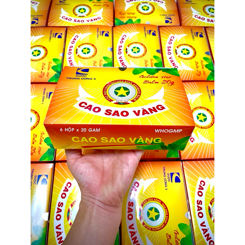 [Nguyên lốc 6 lọ] Dầu Cù Là Cao Sao Vàng TW3 20g