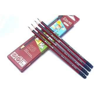 [Eras VN] Chì đen 2B có đầu tẩy E603