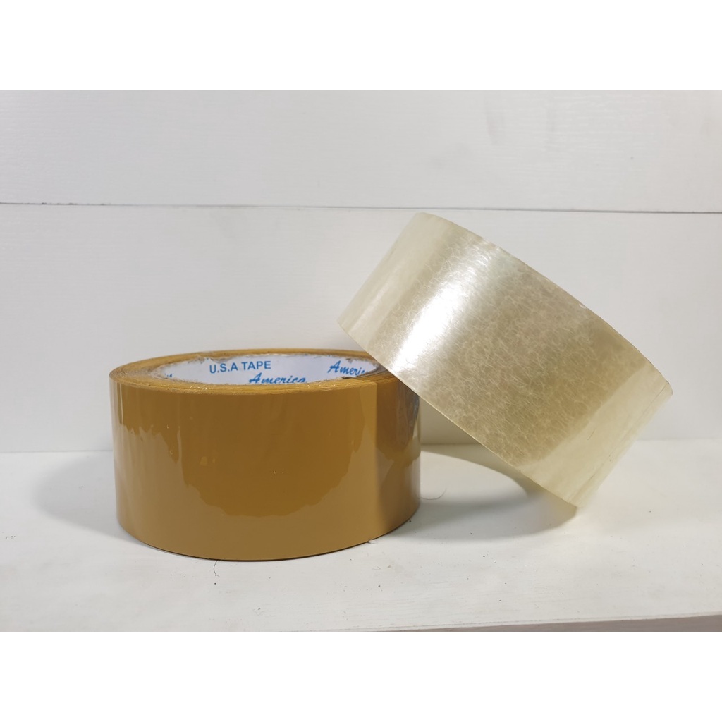 1 Cuộn Băng Keo TRONG/ ĐỤC 5F Siêu Dính,Đóng Hàng Dán Thùng 5F-100 Yard