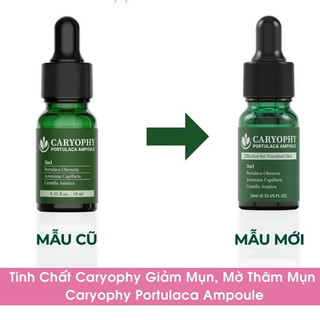 MẪU MỚI Tinh chất Serum rau má giảm mụn mờ thâm Caryophy Portulaca Ampoule 10ml và 30ml