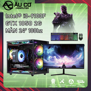  Full Bộ PC Gaming Màn hình 100hz   i3 9100f   GTX 1050 2G   Ram 16Gb   SSD 256Gb Case Gaming Cây Gaming chơi game 