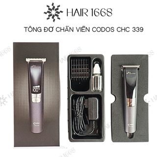Tông đơ chấn viền, cắt tóc Codos CHC - 339, phiên bản cao cấp máy khoẻ, lưỡi bấm cực sát và sắc bén