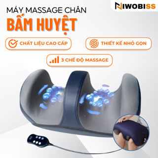 Máy Massage Chân Bấm Huyệt Cao Cấp 3 Chế Độ Xoa Bóp Bàn Chân Tự Động, Massage & Chườm Nóng 3D
