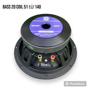  loa bass 20 coil 51 từ 140  khung nhôm gân vải bass cực bay - karaoke hay - giá 1 củ 