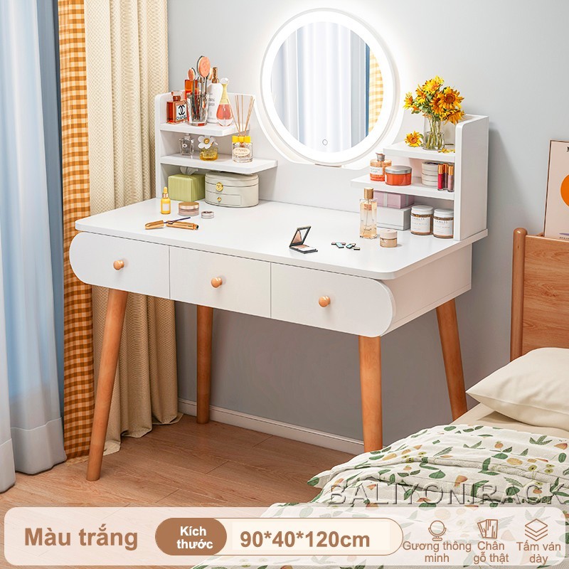 Bali Bàn Trang Điểm Phòng Ngủ Phong Cách Bắc Âu Bàn Trang Điểm Kèm Gương Led Đẹp Nhiều Mẫu Lựa Chọn | BigBuy360 - bigbuy360.vn