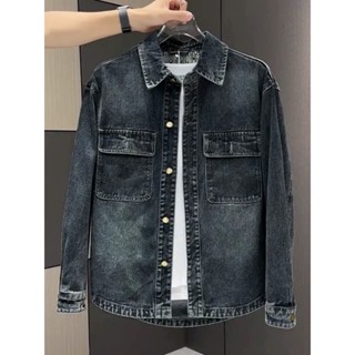 (có size Đại 100kg) Áo Sơ Mi Jean Nam Đa Phong cách có thể Khoác nhẹ chống nắng gió Thời trang Mẫu mới Áo SOMI JEAN 07