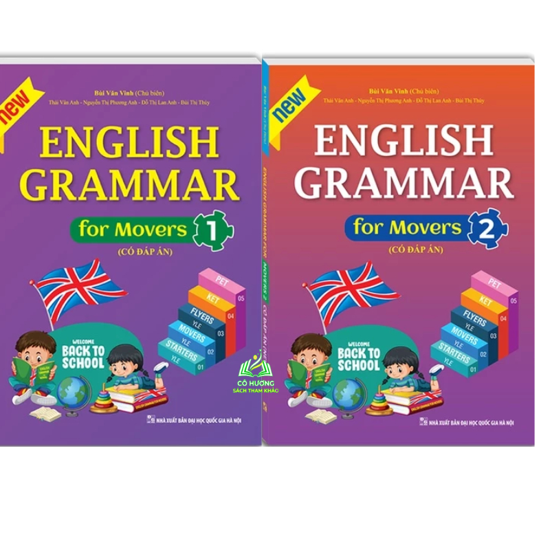 Sách - Combo  English grammar for Movers (có đáp án)