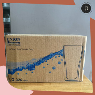 Hộp 6 Ly Eo Thủy Tinh Thái Lan UG-320 (375ML)