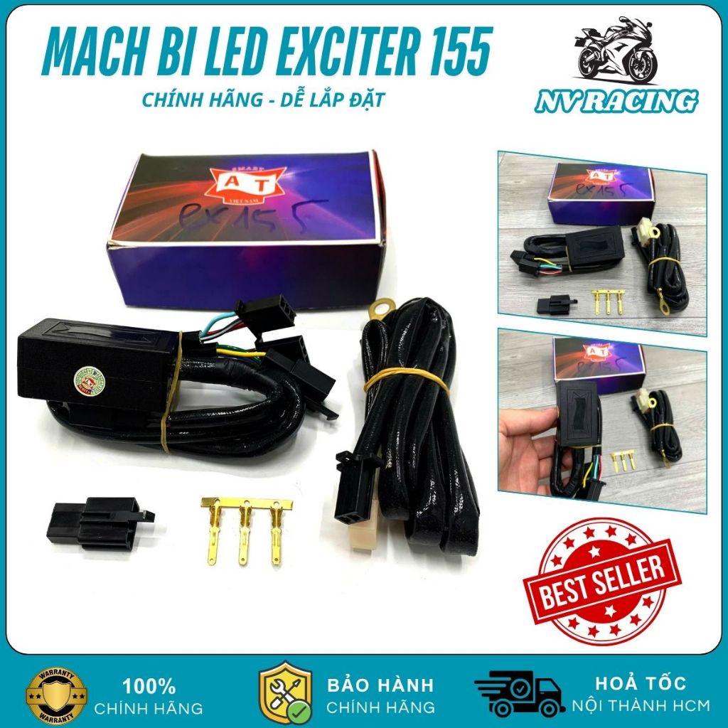 Mạch Passing Đèn Bi Led CX80, S500 Pro, S600 Pro.. Cho Exciter 155 Chỉnh Được Tốc Độ Chớp Passing