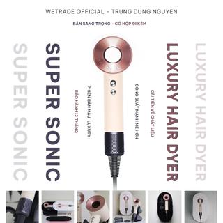  BẢN LUXURY 1 ĐẦU 2.7  MÁY SẤY TÓC SUPER SONIC 2024 Ion âm - Công suất 1600W - Nóng lạnh độc lập - Chăm sóc tóc nam nữ w 