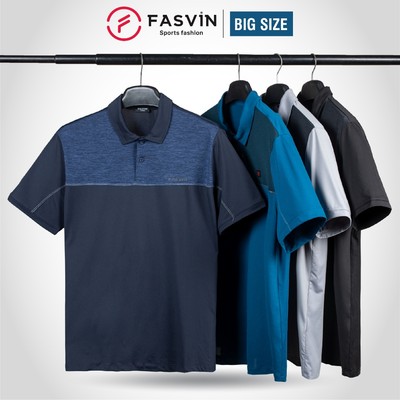 Áo Polo Nam BIG SIZE FASVIN A25162 chất vải thun thể thao cao cấp phom dáng đẹp bền