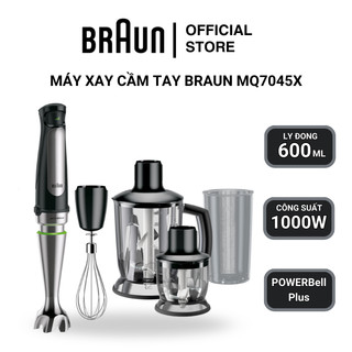  Máy Xay Cầm Tay Braun MQ7045X Công suất 1000W - Hàng Chính Hãng 