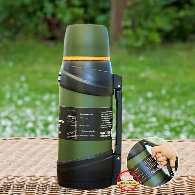 Bình Giữ Nhiệt Cao Cấp Inox 304 KD-938 Dung Tích 2L_2,5L - Giữ Nóng Lạnh Suốt 24h