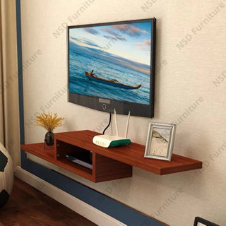 Kệ tivi gỗ treo tường phòng khách phòng ngủ hiện đại kệ trang trí gỗ MDF bền đẹp chống mối mọt thương hiệu Nội Thất NSD