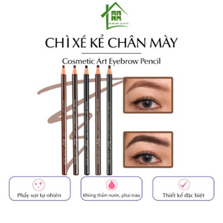  Chì xé kẻ chân mày Cosmetic Art Eyebrow Pencil bút trang điểm mắt gảy sợi đẹp tự nhiên. 