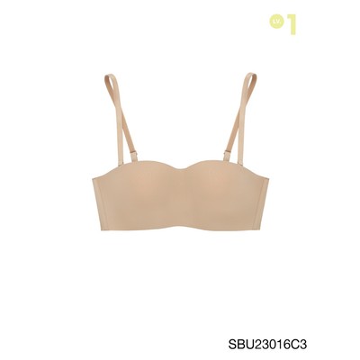 Áo Lót Mút Mỏng Cup Ngang Không Gọng  Không Viền May Màu Trơn Braless Pretty Perfect By Sabina SBU23016