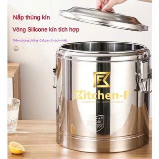  Thùng bình cách nhiệt 3 lớp giữ nhiệt nóng lạnh đa năng nhiều dung tích 