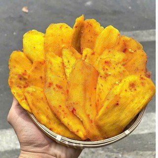  1Kg 500Gr xoài sấy muối ớt dẻo thơm ngon k chất bảo quản ATVSTP 